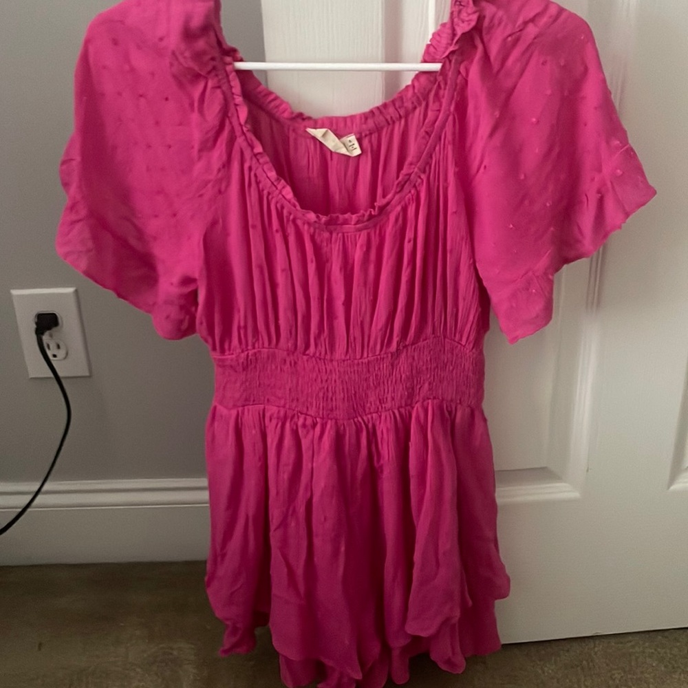 Pink romper-size small